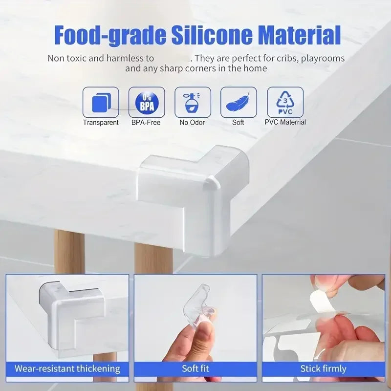 Furniture Table Corner Protector T-Shape Children's Anti-collision Table Corner Protector Baby Safety Table Corner Protector