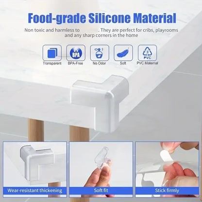 Furniture Table Corner Protector T-Shape Children's Anti-collision Table Corner Protector Baby Safety Table Corner Protector