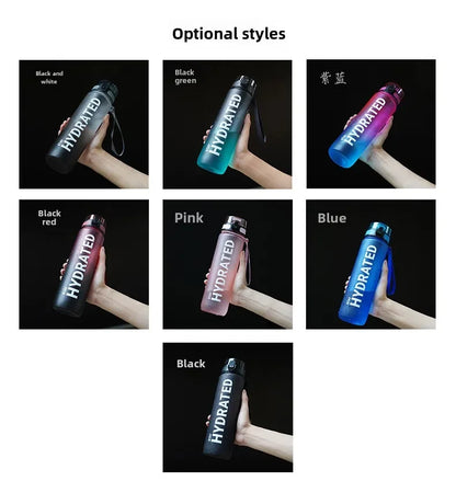 32oz Water Bottle Motivational Sport Water Bottle Leakproof Drinking Bottles Outdoor Sports Travel Kettle Drinking Water Bottle