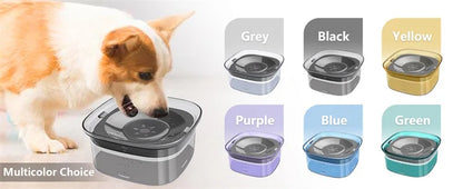 2L Dog Water Bowls Pet  Floating Drinking Bowls Cat Anti Wet Mouth Anti Splash Large Capacity Drinker For Small Mid Large Dog
