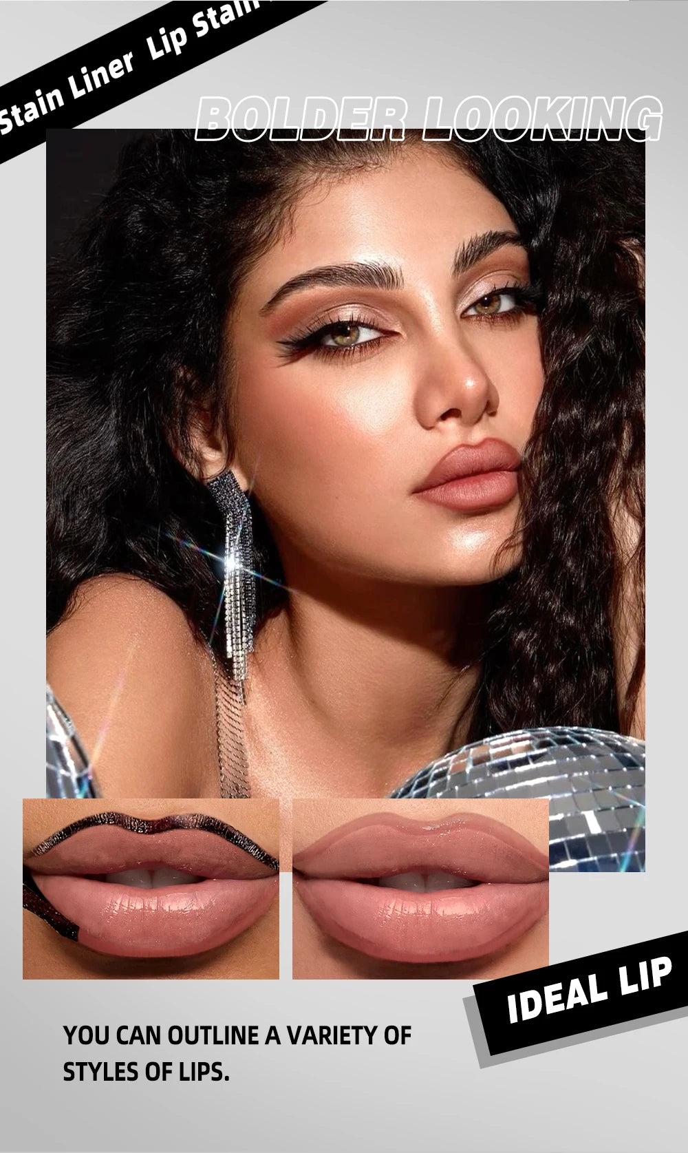 QIBEST 4 Colors Peel Off And Reveal Lip Stain Long Lasting Waterproof Pink Lip Tint Transfer Proof Natural Lip Stain Makeup