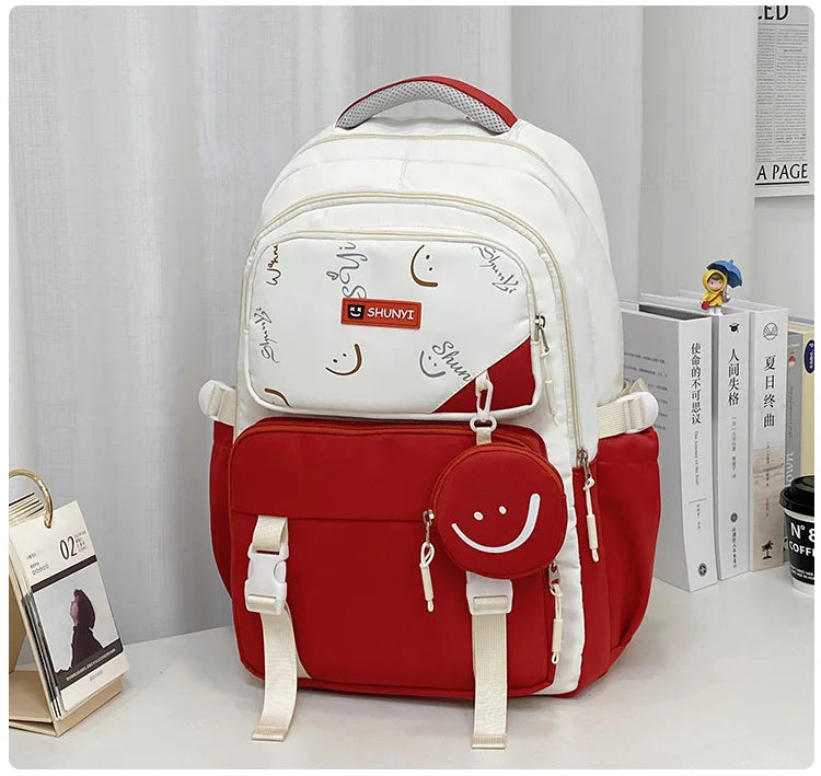 Middle School Student School Backpack School Bags Girls Kids Schoolbag Primary School Backpack Travel Student Book Bag mochilas