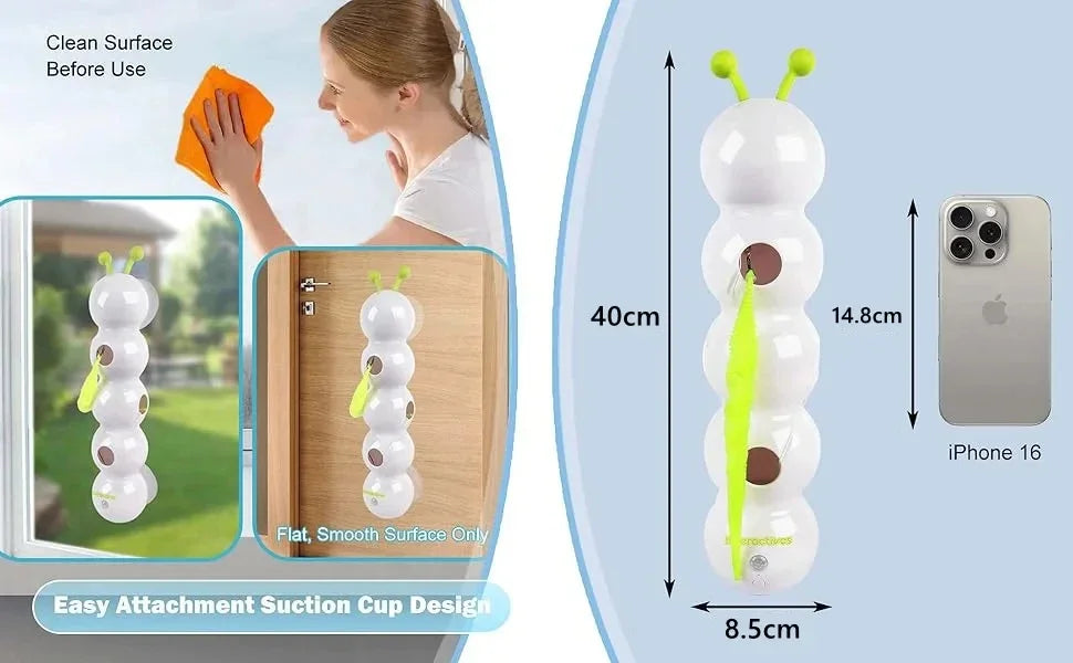 Intelligent Sensing Cat Toy Interactive Cat Stick, Durable, Automatic Swinging, Self-entertainment and Stress-relieving Wonder