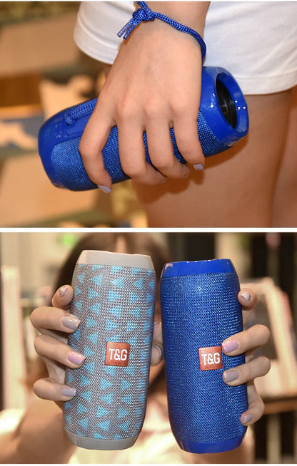 TG117 Bluetooth Speakers Portable Wireless Sound Box  Outdoor Loudspeaker Waterproof Stereo Surround Supports TF Radio