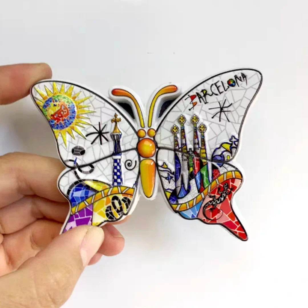 Europe Spain Barcelona Madrid Valencia Alicante Benidorm  3D Fridge Magnets Decoration Handicraft Magnetic Refrigerator