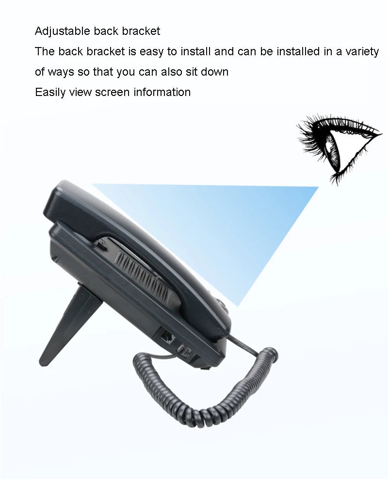 IP Telephone SIP Network Language Telephone Customer Service VOIP Landline With Backlight Led Screen