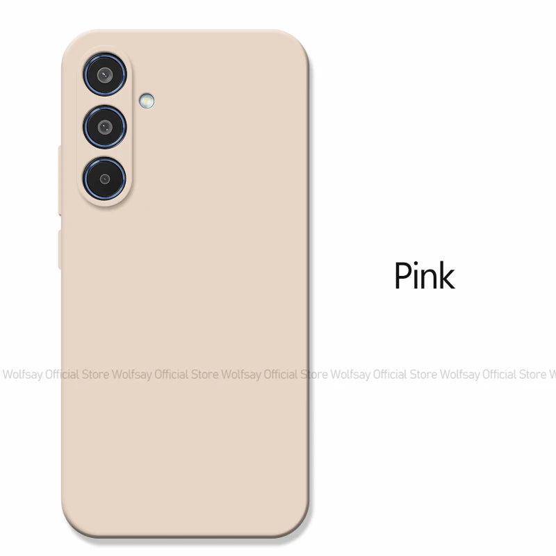 For Samsung Galaxy M35 5G Case For Samsung Galaxy M35 5G Cover TPU Shockproof Liquid Silicone Phone Cover For Samsung Galaxy M35