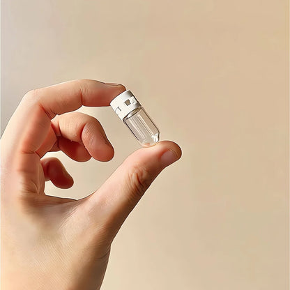 10pcs Clear Leak-Proof Travel Bottle for Makeup Remover & Lotion, Portable Dispenser with Flip-Top Essence Bottled Separately