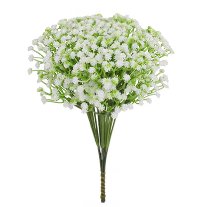 30PCS Artificial Flowers Babys Breath Bouquet Plastic Gypsophila Fake Flower for Wedding Centerpieces Party Home Room Decoration