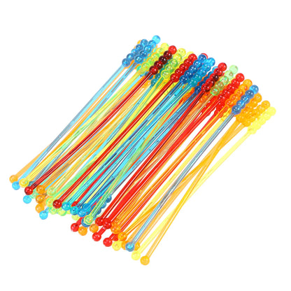 50 Pcs Acrylic Stirrers Swizzle Sticks Cocktail Drink Stirrers Bar Tools Beverage Mixers Kitchen Dining Bar Accessories