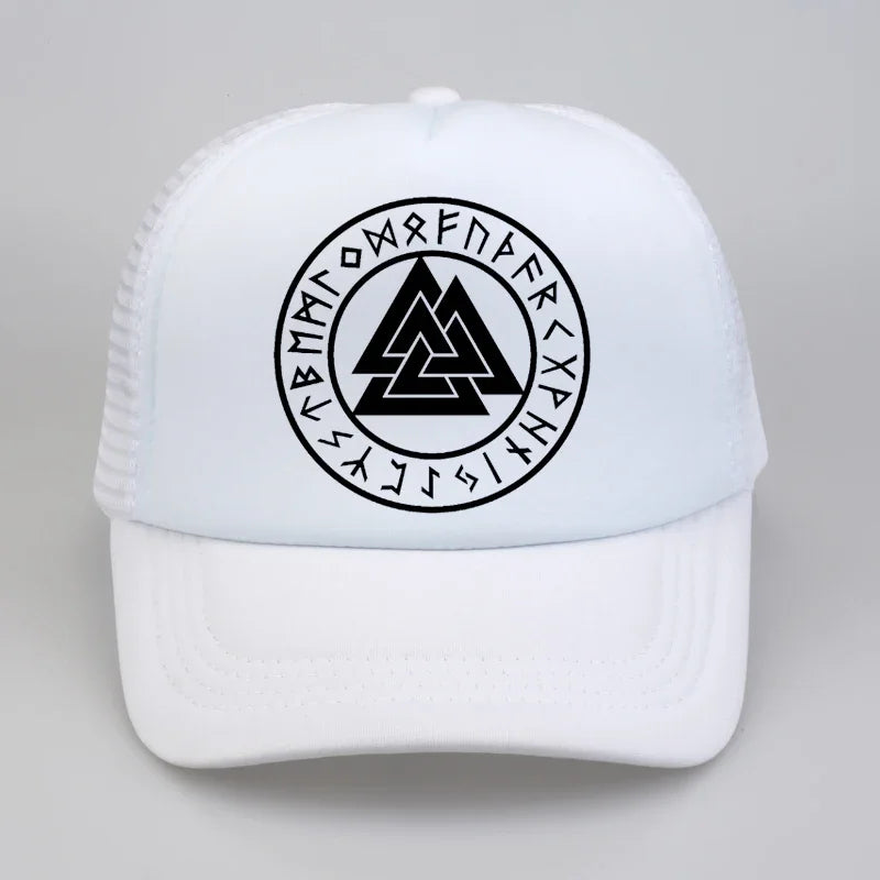 pagan amulet Men cap Scandinavian Viking jewelry Odin 's Symbol of Norse Viking Warrior Slavic Norway Valknut Baseball Caps