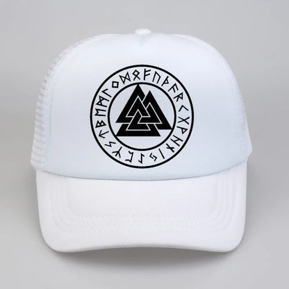 pagan amulet Men cap Scandinavian Viking jewelry Odin 's Symbol of Norse Viking Warrior Slavic Norway Valknut Baseball Caps