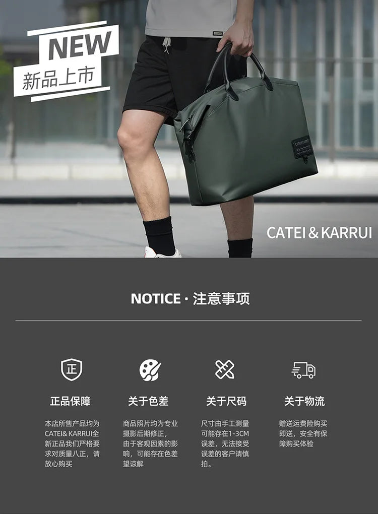 New Travel Tote Men Handbag Oxford Large Capacity Handbags For Men Briefcase Travel Crossbody Bags Waterproof Gym Luggage Bag