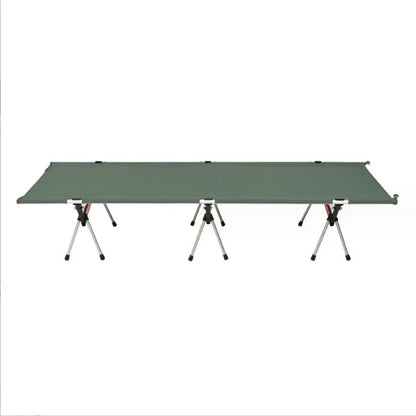 Camping Cot Outdoor Exquisite Camping Folding Bed Lightweight and Portable Safe and Stable High and Low Dual-use Folding Bed