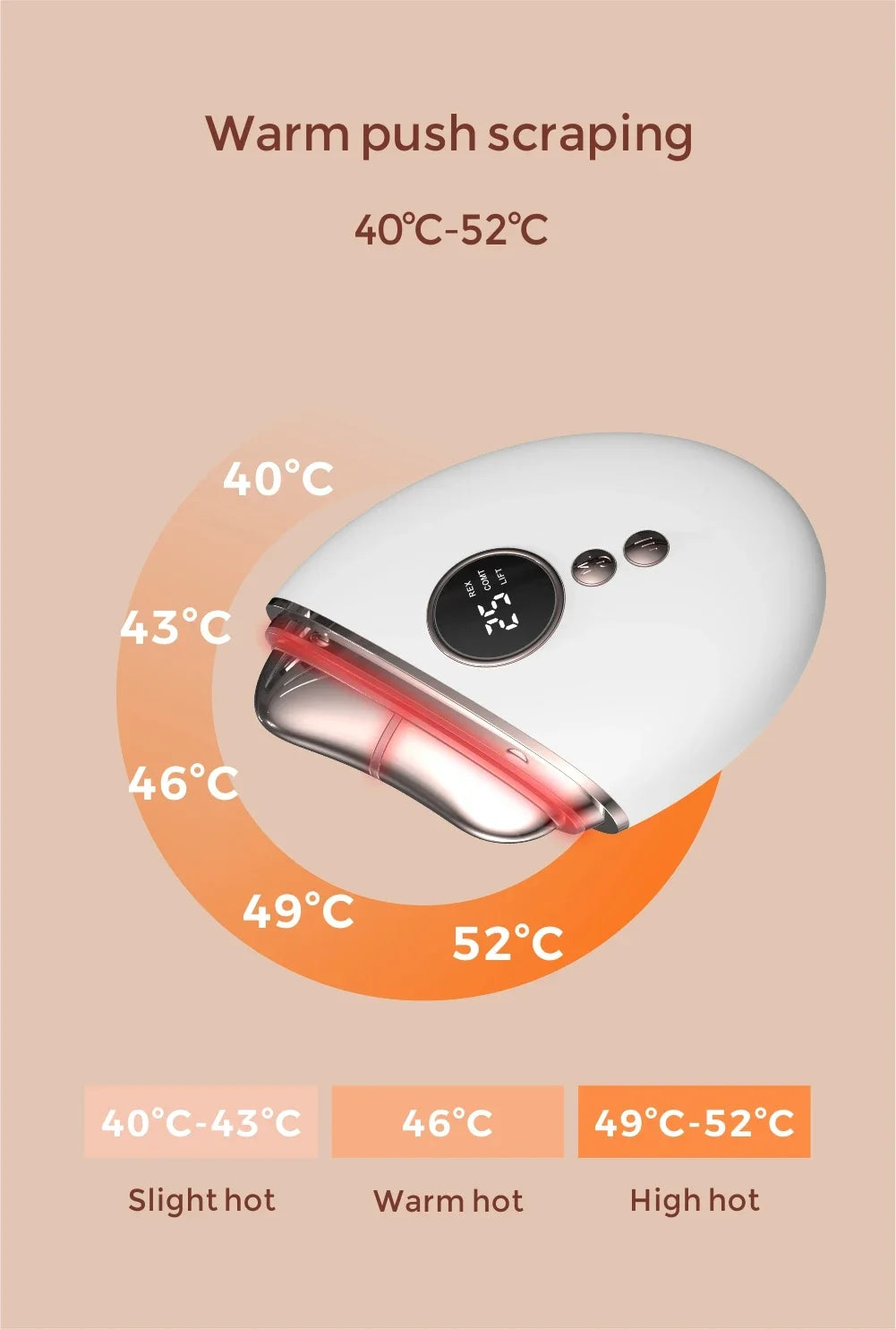 Massager Face Roller  EMS Vibration Heating Massage Face Skin Rejuvenation Skin Tightening Beauty Device Face Lifing Thin Face