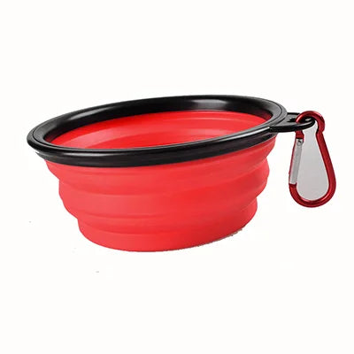 Portable Silicone Pet Feeder Collapsible Car Carry Pet Bowls Food Water Feeding Dog Cat Outdoor Travel food Bowls Container