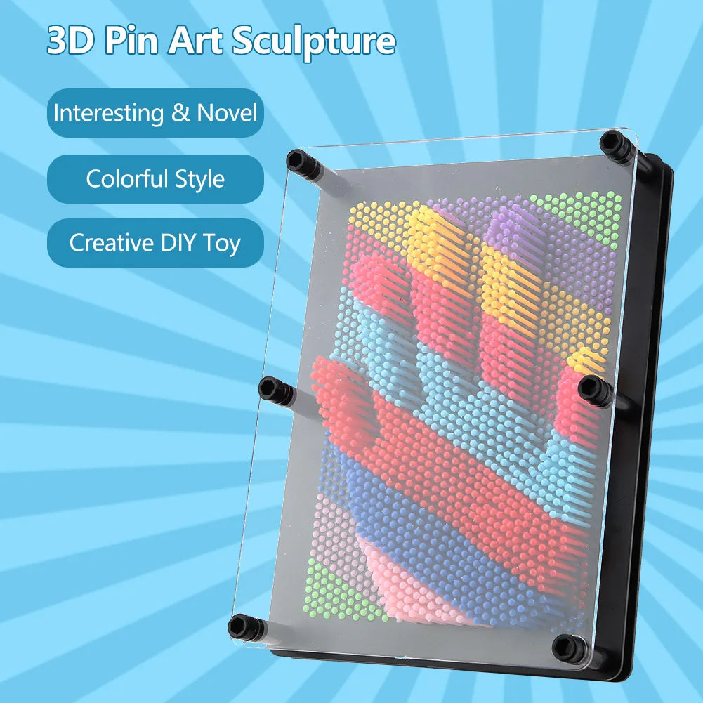 3D Pin Art 3D Pin Art Sculpture Pin Art Board Pin Art  3D Pin Art Board Novel Pin Art  for Kids and Adult Pin Art