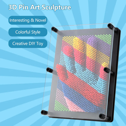 3D Pin Art 3D Pin Art Sculpture Pin Art Board Pin Art  3D Pin Art Board Novel Pin Art  for Kids and Adult Pin Art