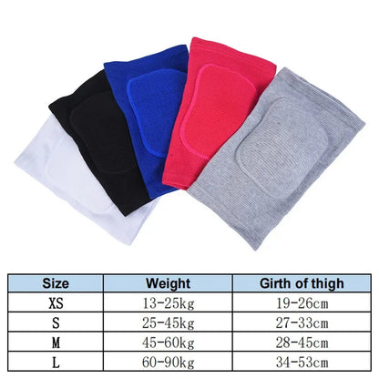 2 Pcs Sports Knee Pads Compression Dancing Knee Protector Support Thickened Sponge Volleyball Yoga Crossift Knee Brace Adult Kid