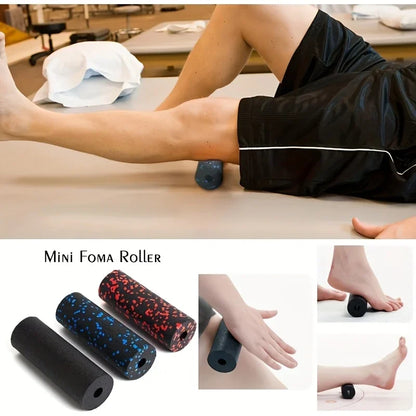 5pcs High-Density Foam Rollers Set - Muscle Massage, Yoga & Therapy, Includes Back Roller, Peanut Ball, Portable Exercise Tools