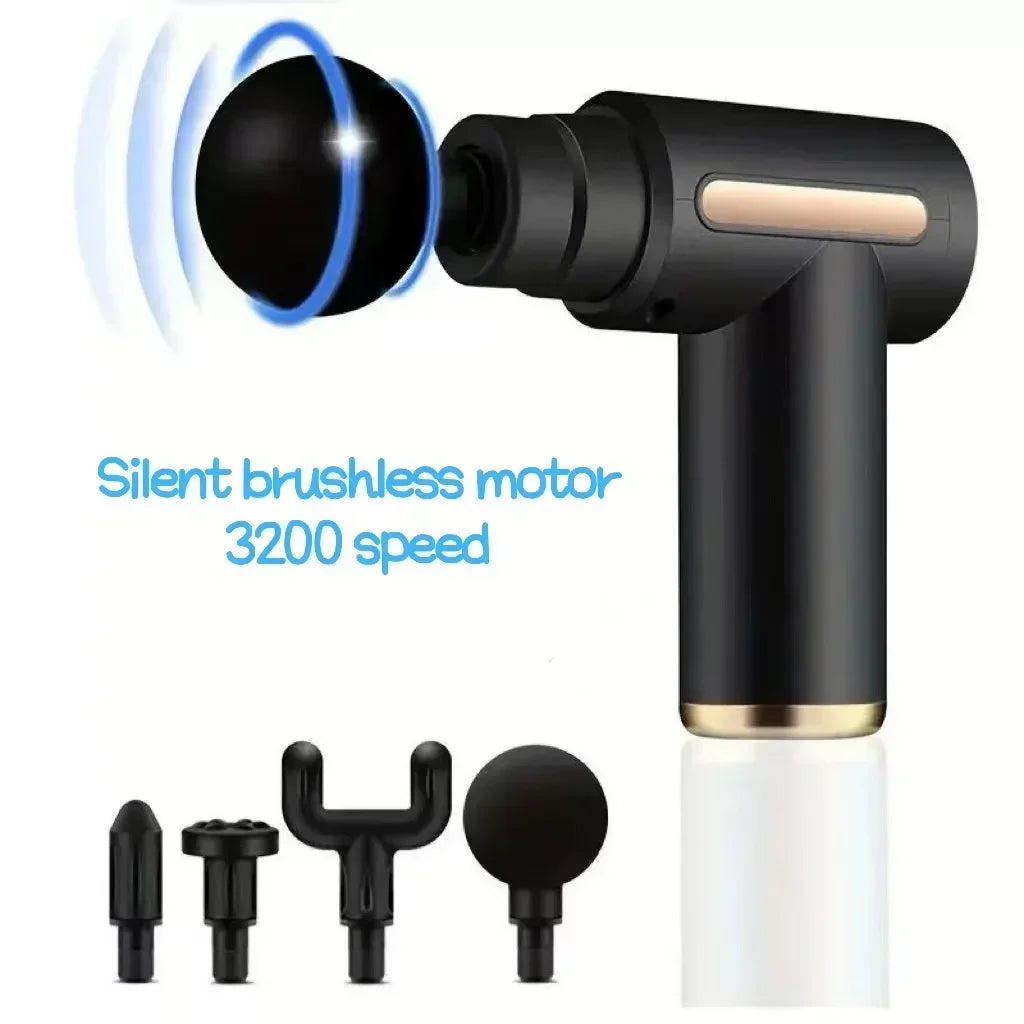 2025 Portable Fascia Gun Deep Tissue Massage Mini Lightweight and Adjustable Speed Massage Equipment Suitable for the Whole Body