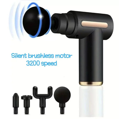 2025 Portable Fascia Gun Deep Tissue Massage Mini Lightweight and Adjustable Speed Massage Equipment Suitable for the Whole Body