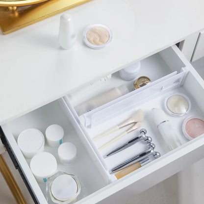 Drawer Dividers 6 Pack, Expandable Drawer Organizer, Suitable For Kitchen, Bedroom, Dresser And Office Storage, Easy to Install