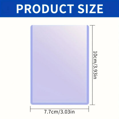 25/50/100 count top loaders for cards, 3"x4" Baseball card sleeve Hard plastic card protector for game trading cards,sports card