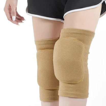 1Pair Knee Pads Fitness Dance Training Knee Protector Elastic Thickened Sponge Women Knee Brace Support For Arthritis Relief