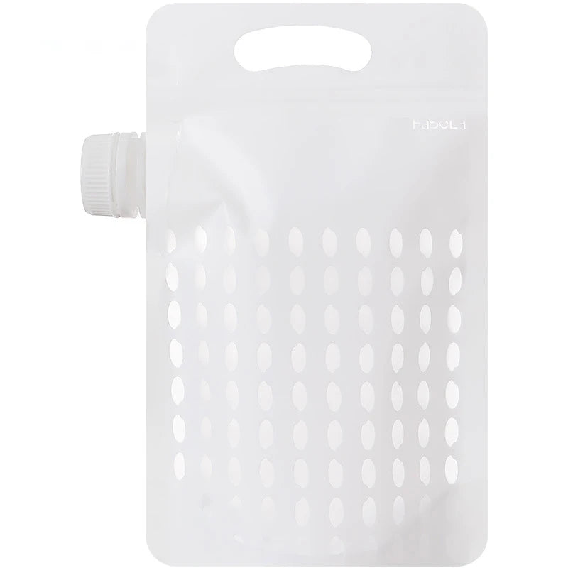 Food Storage Grain Bag Multigrain Pour Reusable Portable Bag Cereal Flour Bean Nut Rice Tea Powder Water Reusable Organizer Case