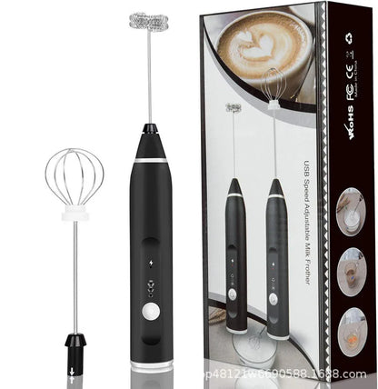 Electric Milk Frothers Handheld Wireless Blender USB Mini Coffee Maker Whisk Mixer Cappuccino Cream Egg Beater Food Blender
