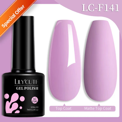 LILYCUTE 7ML Soft Gel Tip Adhesive Glue For False Tips Extend Press On Nails Nail Art Long Lasting Soak Off UV Gel Nail Polish