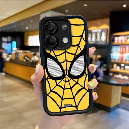 Marvel SpiderMan Anime Phone Case For Redmi Note 13 12 Pro Plus 5G Note 13 12 11 10 Pro 12C 10C 9C A2 A1 Carton Redmi Phone Case