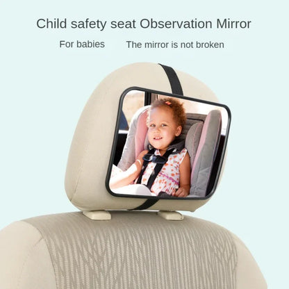 New Adjustable Wide Car Rear Seat View Mirror Baby/Child Seat Car Safety Mirror Monitor Headrest Car Interior Styling