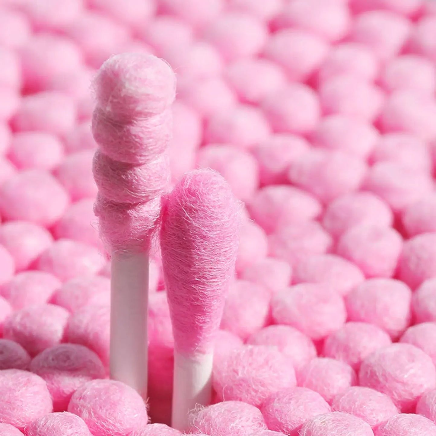 200pcs double layer disposable cotton swabs cosmetic cotton nose plugs ear plugs cleaning cotton swabs cotton spirals