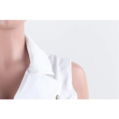 Business OL Work Wear Two Piece Pant Suits for Women Set Elegant Sleeveless Blazer Top + Pencil Pants Office Lady Matching Sets