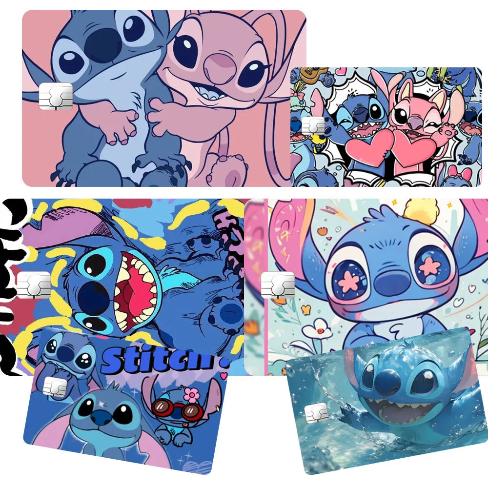 Stitch Card Sticker Kawaii Student Accessories Matte Water Proof Student Study Supplies Stationery Exquisite Patch Birthday Gift