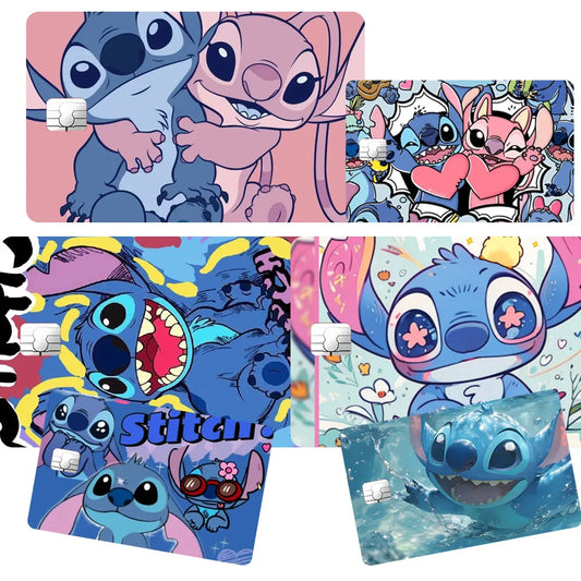 Stitch Card Sticker Kawaii Student Accessories Matte Water Proof Student Study Supplies Stationery Exquisite Patch Birthday Gift