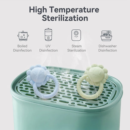 Baby Toys Silicone Teether Food Grade Rattle Toys Baby 0-12 Months Sensory Toys Silicone Lion Hand Bell Silicone Teething Rattle