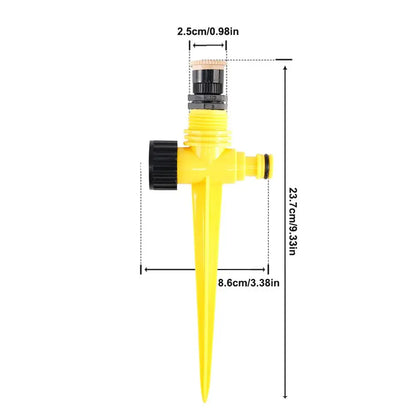 1/5Pcs 360° Rotation Garden Sprinkler Irrigation Watering System Agriculture Ground Automatic Tube Plug Buried Atomization