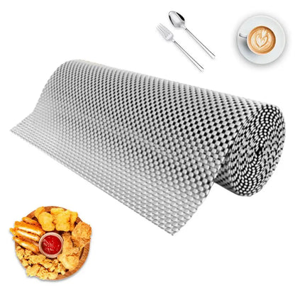 Drawer Liner Hardwood Floors Rug Liner Drawer Shelf &Cabinet Liner Thick Grip Non-Slip Woodworking Mat Pad for Shelves Tableware