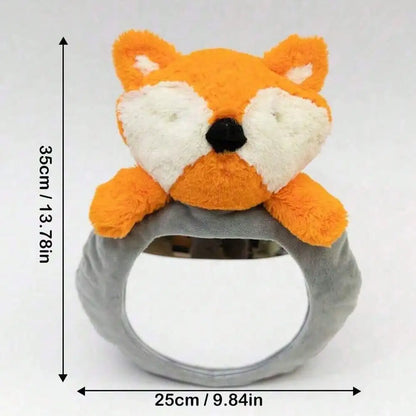 1PCS Easy View Baby Car Mirror, Safety Car Seat Cartoon doll Mirror for Rear Facing Infant, Wide Crystal Clear View,Shatterproof