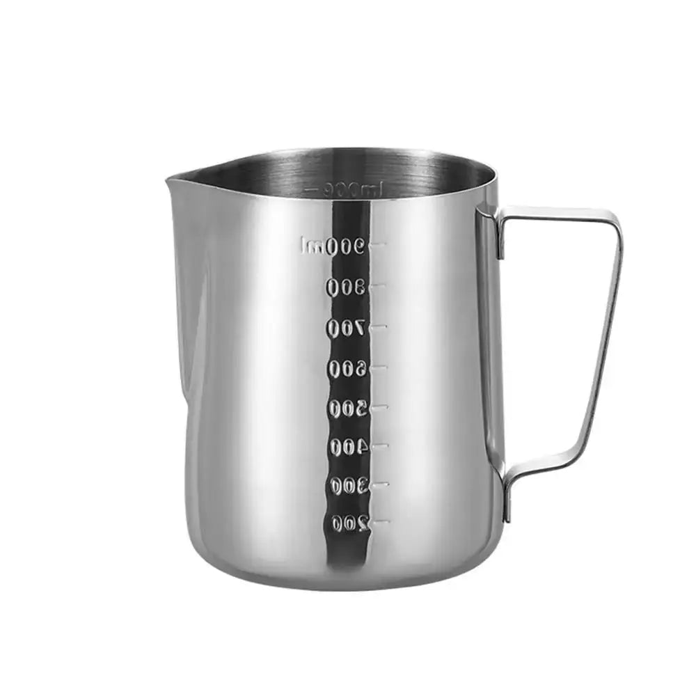 Coffee Milk Frothing Jug Latte Art Milk Frother Pitcher Stainless Steel Measurement Jug Espresso Barista Tool Coffee Accessories