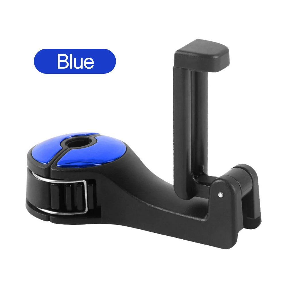 Universal Car Bracket Hook Multi-Function Hanging Storage Mobile Phone Holder Rear Seat Hanger Hook for Bag Purse Cloth Grocery
