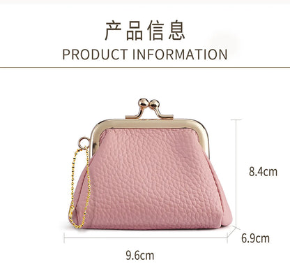 Women Wallets RFID Blocking Bank Card Purse Cowhide Leather Card Holder Mini Credit Coin Case Compact EDC Wallet