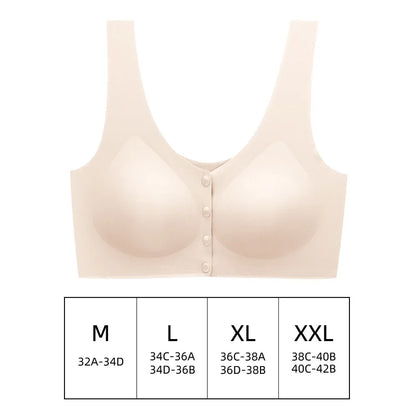 Nursing Bra Maternity Bra With Removable Pads Front Open Buckle Breathable Comfortable 3D Seamless Bras For Women Pregnancy Hot