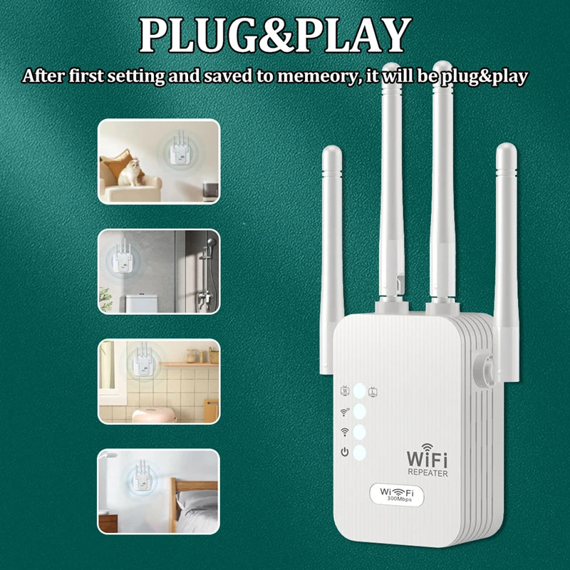 Xiaomi 1200Mbps Wifi Amplifier Dual band 2.4G 5G Repeater Network Expander Range Extender Signal Booster Wireless Wi-Fi Router