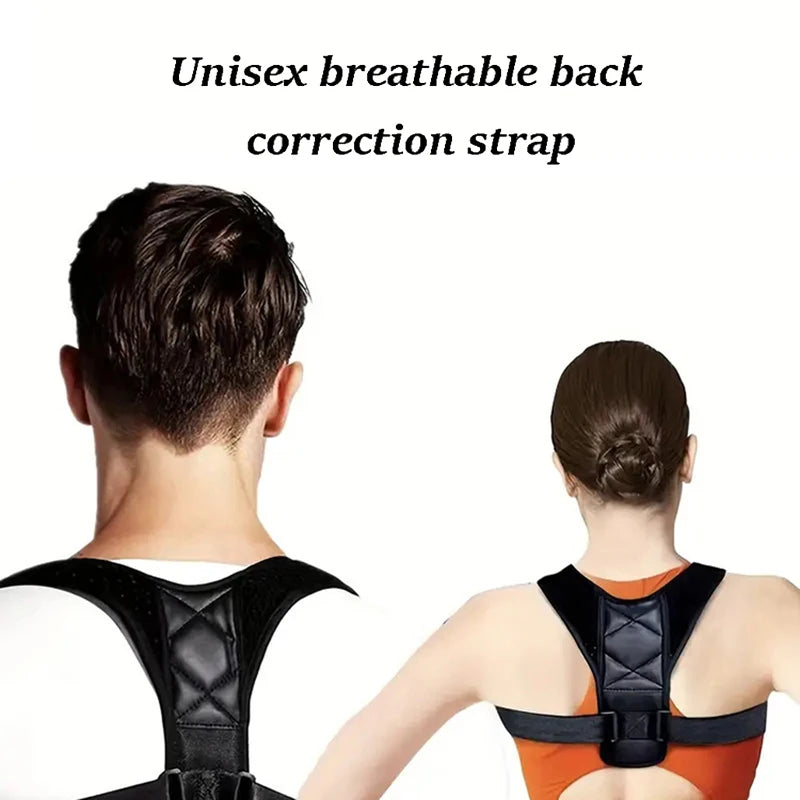 Invisible Posture Corrector for Back - Breathable Anti Hunchback Brace Adjustable Clavicle Support, Comfort for Office