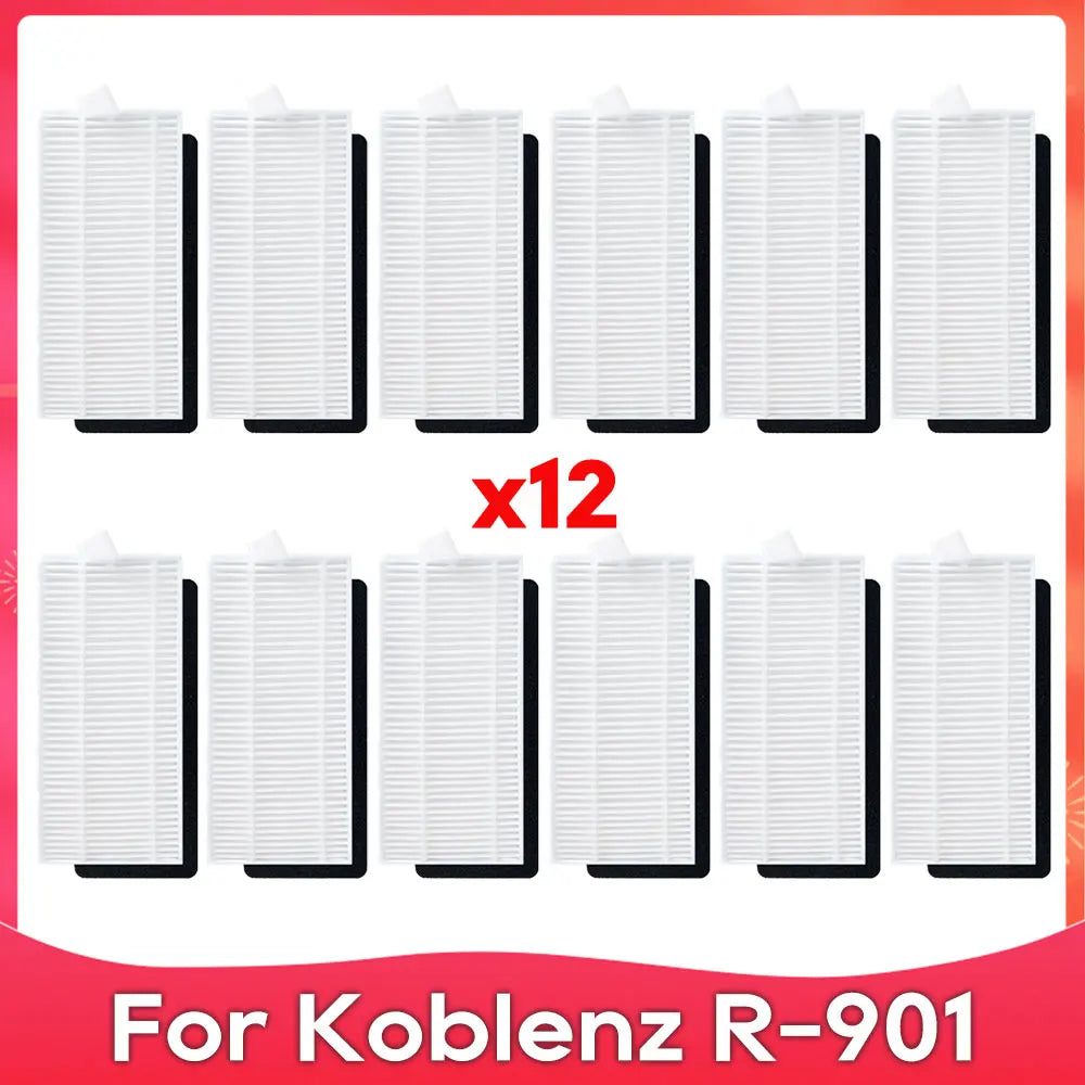 Fit For Koblenz R-901 Roller Side Brush Hepa Filter Mop Cloths Rag Robot Vacuums Accessories Replacement Spare Part