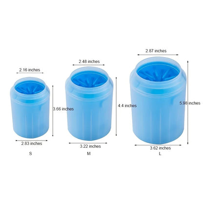 Pet Paw Cleaner Paw Plunger Soft Silicone Foot Cleaning Foot Wash Cup Portable Cats Dogs Paw Clean Brush Home Pet Supplies
